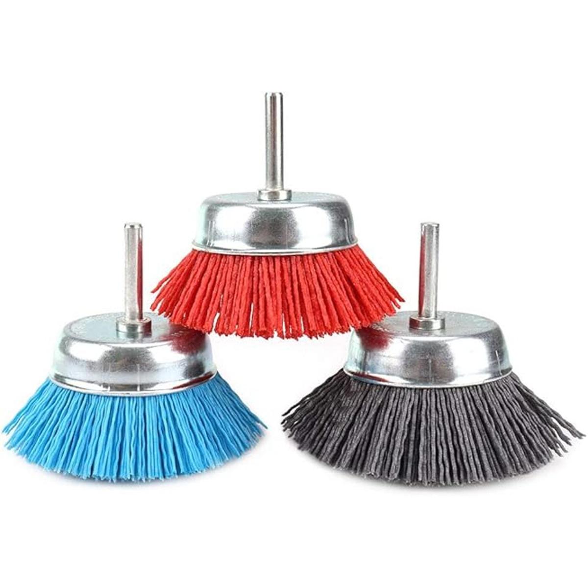 Juego de cepillos de nailon surtidos de 3 pulgadas 2.953