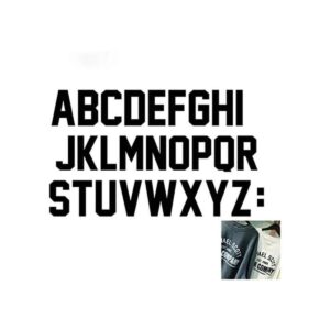 Fanbay 52 piezas de 4.0 in de hierro letras de_1