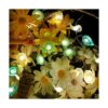 Guirnalda de luces de hongos 40 luces LED de 13 pies