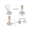 HUAYY Niveladores de muebles con patas giratorias altura_2