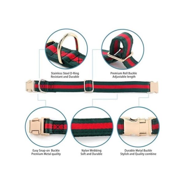 NISIYE Collar de perro de alta calidad suaves y cómodos