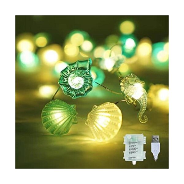 Guirnalda de luces de hongos 40 luces LED de 13 pies