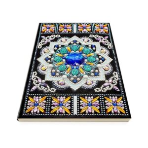 DIY 5D Diamond Painting Mandala Notebook Kits Cover Cuero