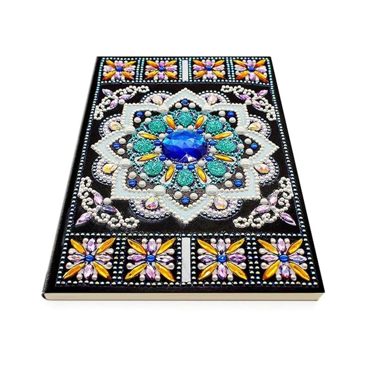 DIY 5D Diamond Painting Mandala Notebook Kits Cover Cuero