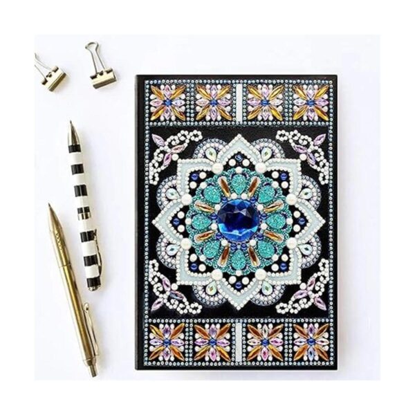 DIY 5D Diamond Painting Mandala Notebook Kits Cover Cuero
