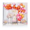 Kit de arco de guirnalda de globos rosados kit de arco de