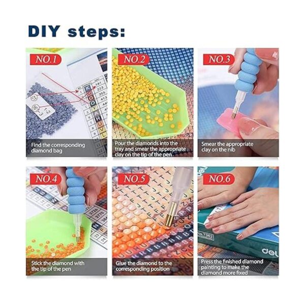 Kits de pintura de diamante 5D para adultos kit de_6