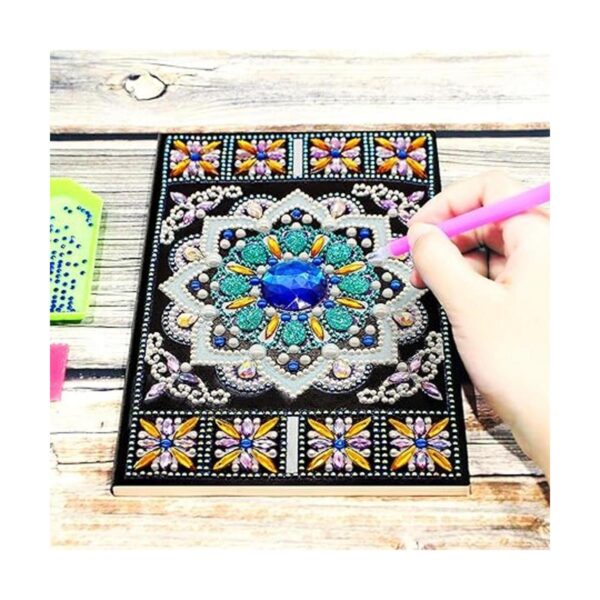 DIY 5D Diamond Painting Mandala Notebook Kits Cover Cuero
