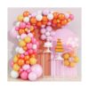 Kit de arco de guirnalda de globos rosados kit de arco de