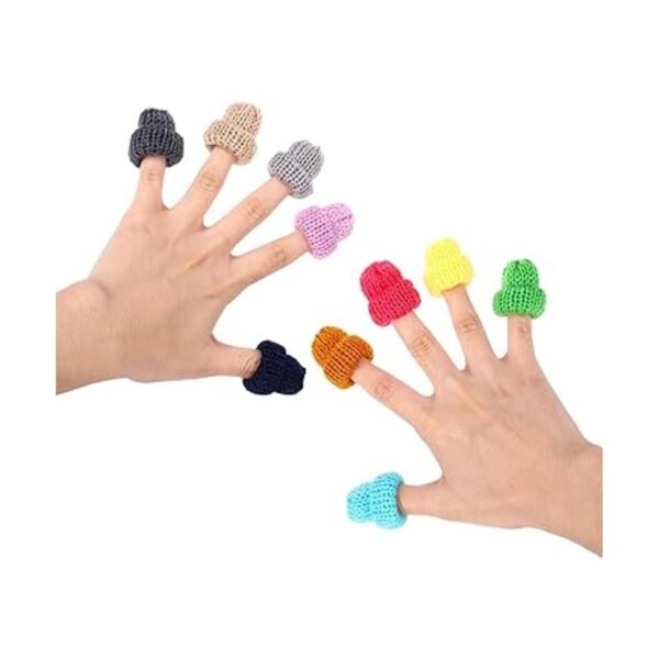 EBOOT 96 Pieces Mini Christmas Knit Hats Craft Knitting