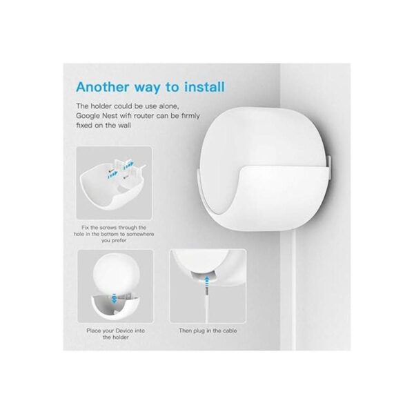 HOLACA Soporte de pared para Google Nest WiFi Router_6