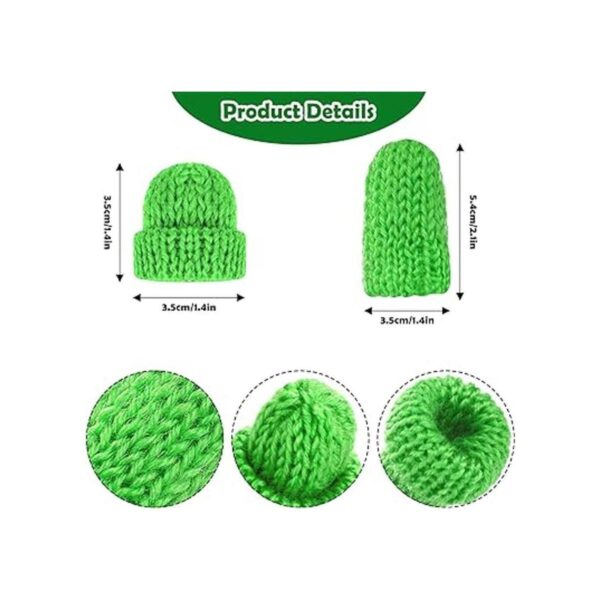 EBOOT 96 Pieces Mini Christmas Knit Hats Craft Knitting