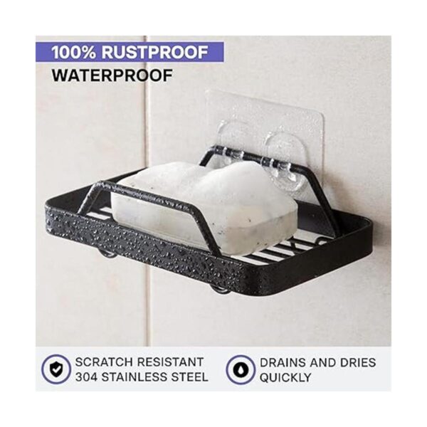 KINCMAX Soporte de jabón adhesivo para pared de ducha_2