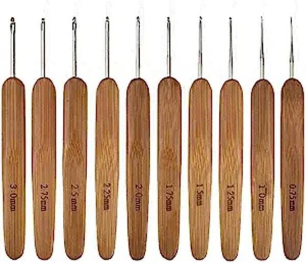 Katech 10 ganchos de ganchillo ergonómicos agujas de
