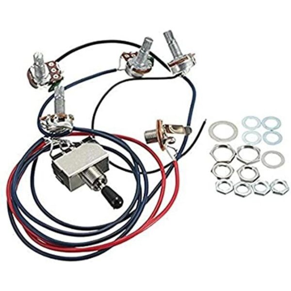 LP Kit de arnés de cableado de guitarra eléctrica 2T2V_1
