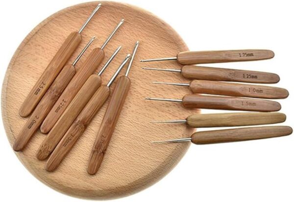 Katech 10 ganchos de ganchillo ergonómicos agujas de