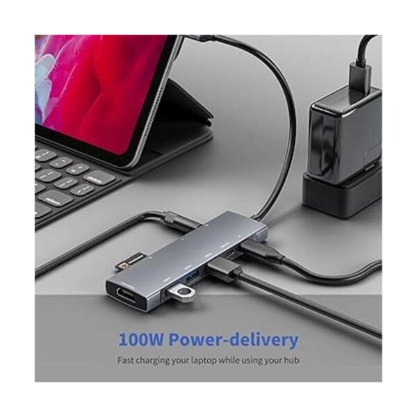 Hub USB C 4K a 60Hz Adaptador HDMI concentrador USB C 9_5