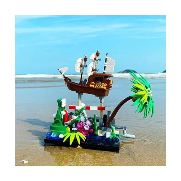 ENJBRICK Pirates Ship Boat Juego de construcción con_2