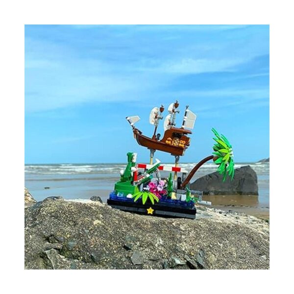 ENJBRICK Pirates Ship Boat Juego de construcción con_3