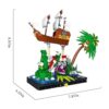 ENJBRICK Pirates Ship Boat Juego de construcción con_5
