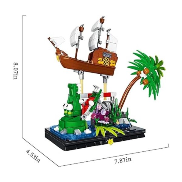 ENJBRICK Pirates Ship Boat Juego de construcción con_5