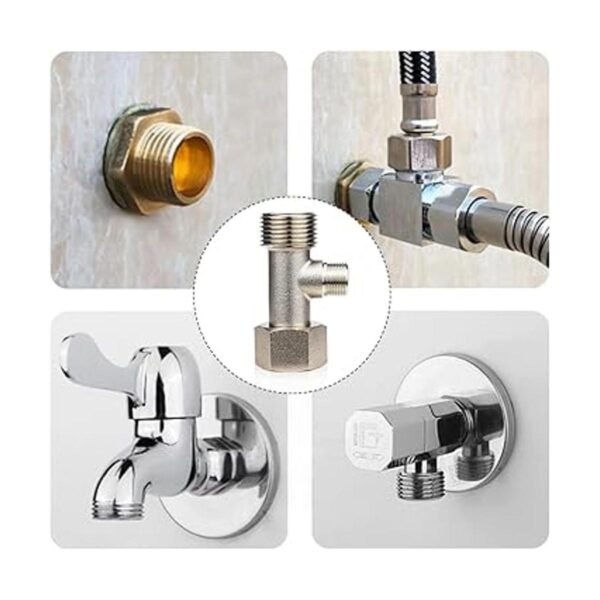 FERCAISH Adaptador de cabezal de ducha de latón 78 T