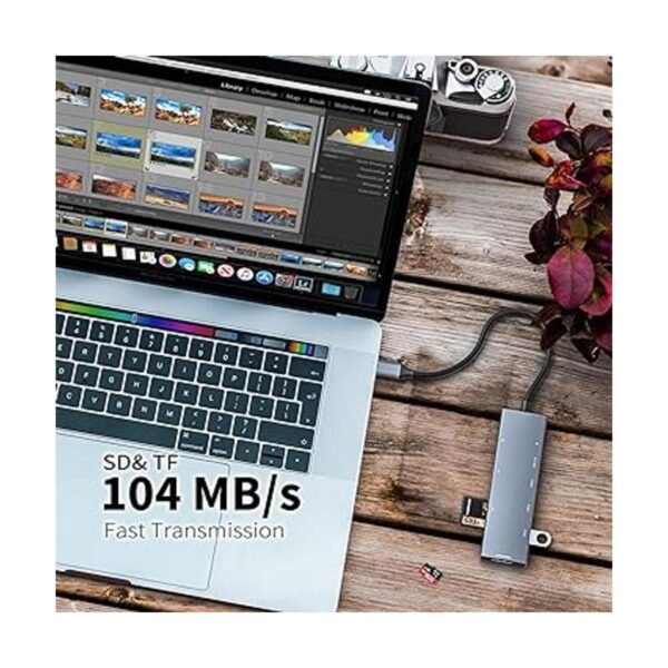 Hub USB C 4K a 60Hz Adaptador HDMI concentrador USB C 9_6