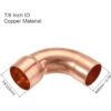MECCANIXITY Acoplamiento de tubería de cobre con codo de_3