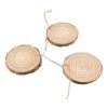 JOIKIT 50 piezas de rebanadas de madera natural de 3.5 a 4_4