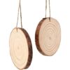 JOIKIT 50 piezas de rebanadas de madera natural de 3.5 a 4_5