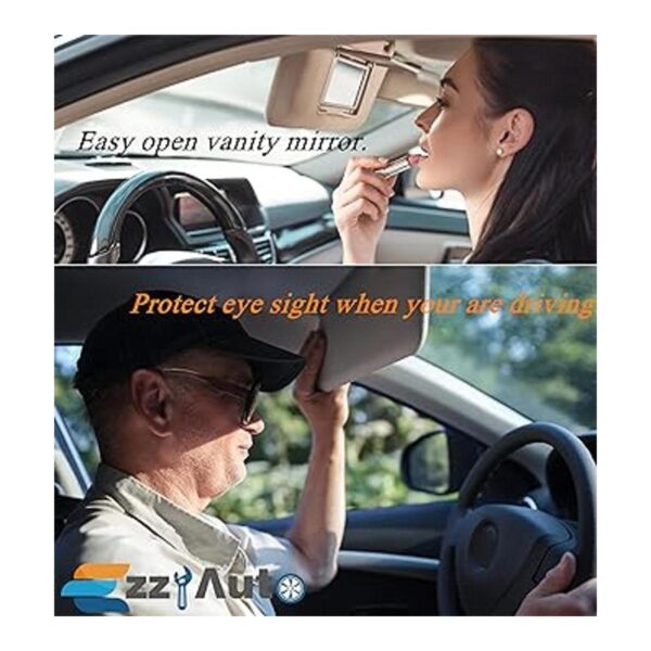 Ezzy Auto Visera parasol izquierdo beige compatible con_4