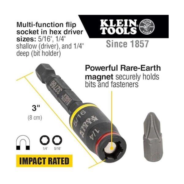 Klein Tools 32768 Controlador de impacto 3 en 1 soporte_2