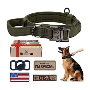 OEBEESA Collar táctico para perro collar militar_1