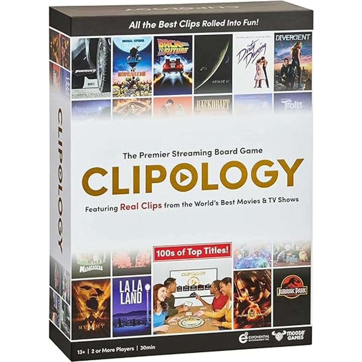 Juego de clipología el juego de mesa de transmisión de