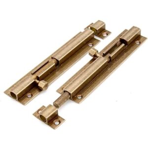 MSolid SL2020BRS 2 piezas de latón antiguo Cerradura de