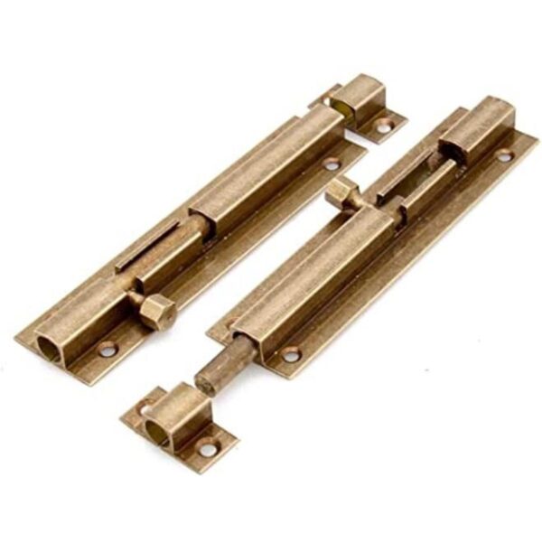 MSolid SL2020BRS 2 piezas de latón antiguo Cerradura de