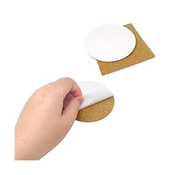HONBAY 30 piezas de cuadrados de corcho autoadhesivos y