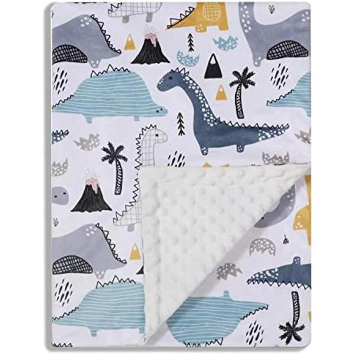 Donsonny Manta de bebé para niños y niñas suave Minky con