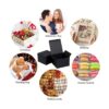 NIGNYA Cajas de regalo negras de 5 x 5 x 3.5 pulgadas