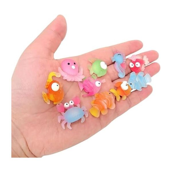 Honbay 50 dijes de limo con diseño de animales oceánicos