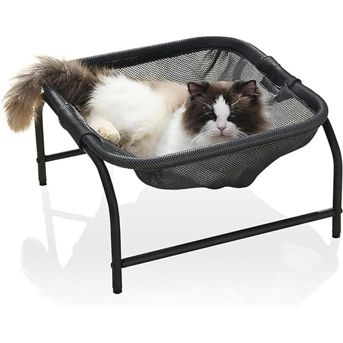 JUNSPOW Cama para gatos diseñada para gatos grandes