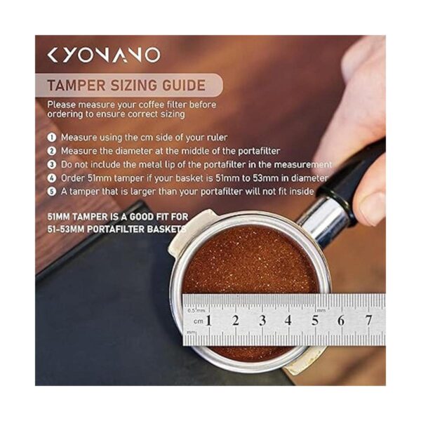 Espresso Tamper Tamper de café de 2.008 in Tamper de_5