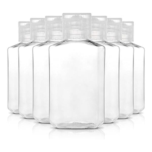 Frcctre Paquete de 60 botellas de viaje de plástico