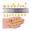 Tapones de cuentas estilo Bali de 4.23 oz con forma de