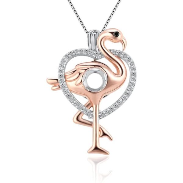 LGSY Colgante de plata de ley 925 con forma de flamenco_1