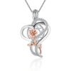 LGSY Colgante de plata de ley 925 con forma de corazón de_1