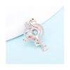 LGSY Colgante de plata de ley 925 con forma de flamenco_2