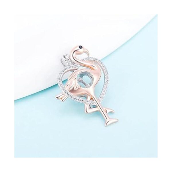 LGSY Colgante de plata de ley 925 con forma de flamenco_2