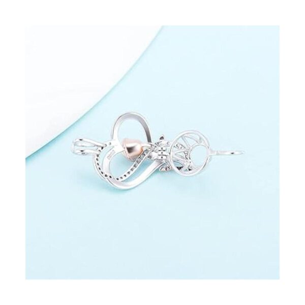 LGSY Colgante de plata de ley 925 con forma de corazón de_3