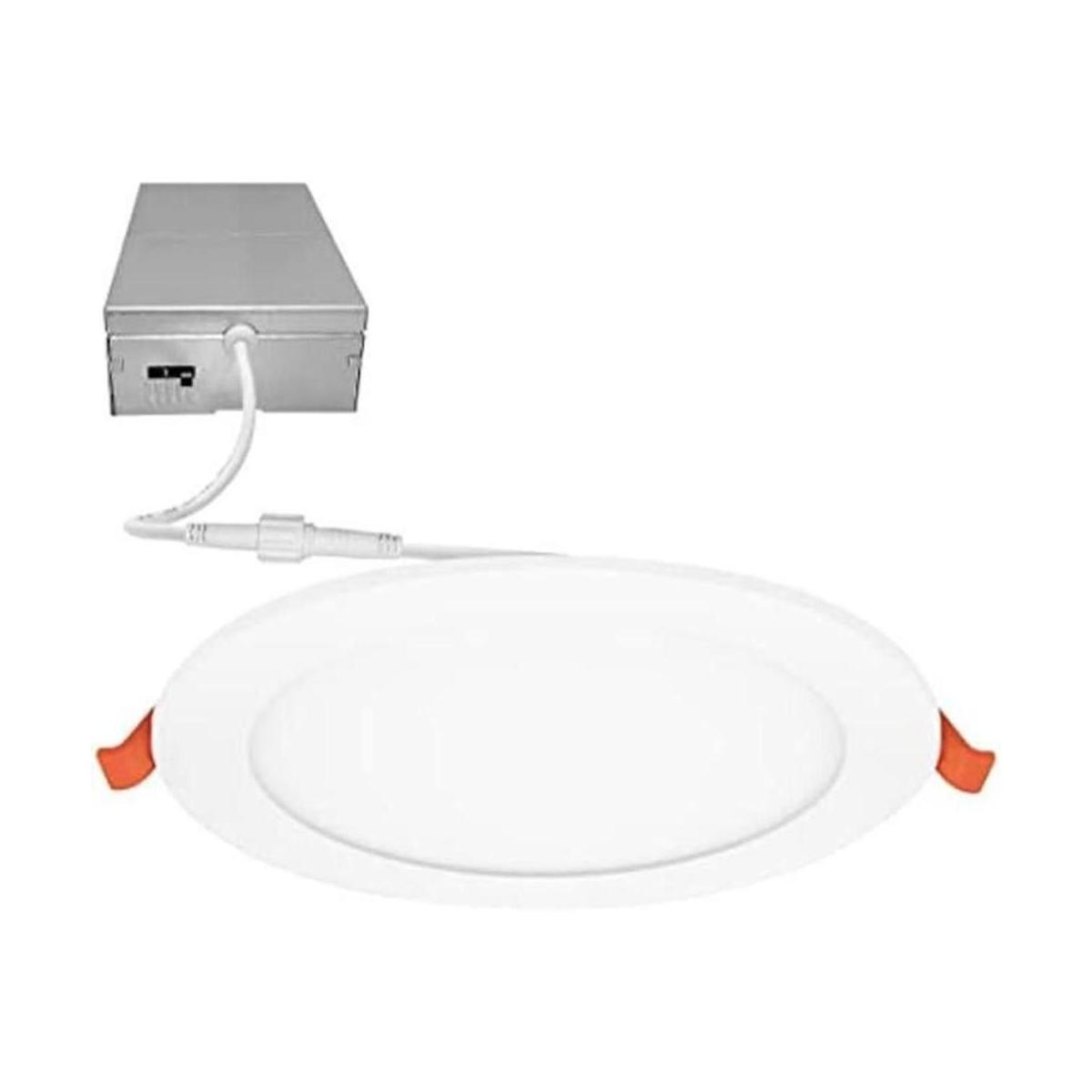 Maxxima Downlight LED empotrable ultrafino de 6 pulgadas.